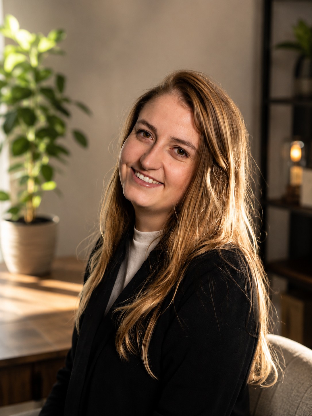 Portret van Amber Coenen, rouwbegeleidster